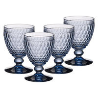 WASSERGLÄSER Boston Coloured Blau 400 ml 4er Set - Blau, Glas (0.4L) - Villeroy & Boch