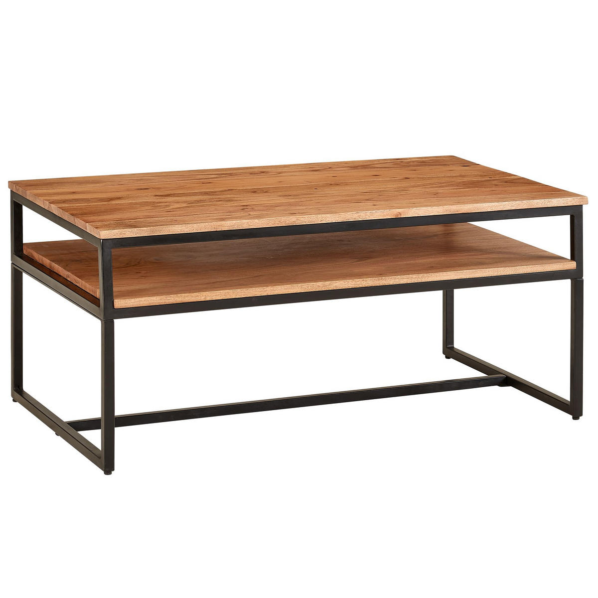 COUCHTISCH rechteckig ALBER Akazie - Akaziefarben, Holz (100/60/45cm) - tinkaro