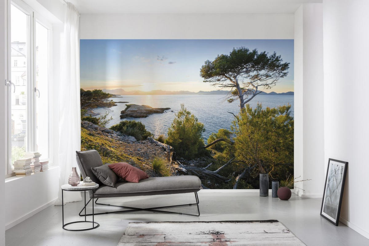 FOTOTAPETE Landschaft 400 x 280 cm - Grün, Papier (400/280cm) - Sanders & Sanders