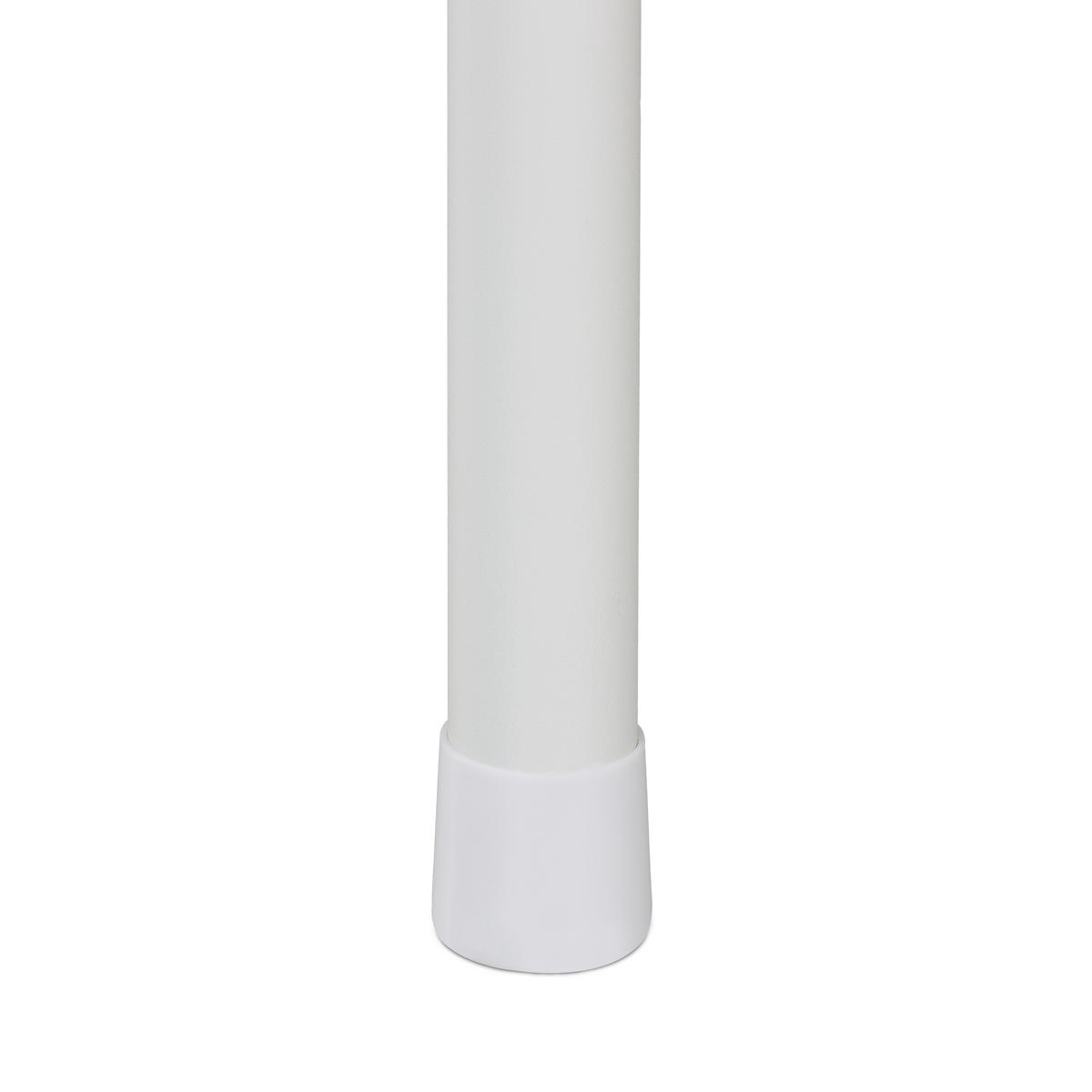 GARTENTISCH - Weiß, Kunststoff/Metall (60/118/74cm) - Relaxdays