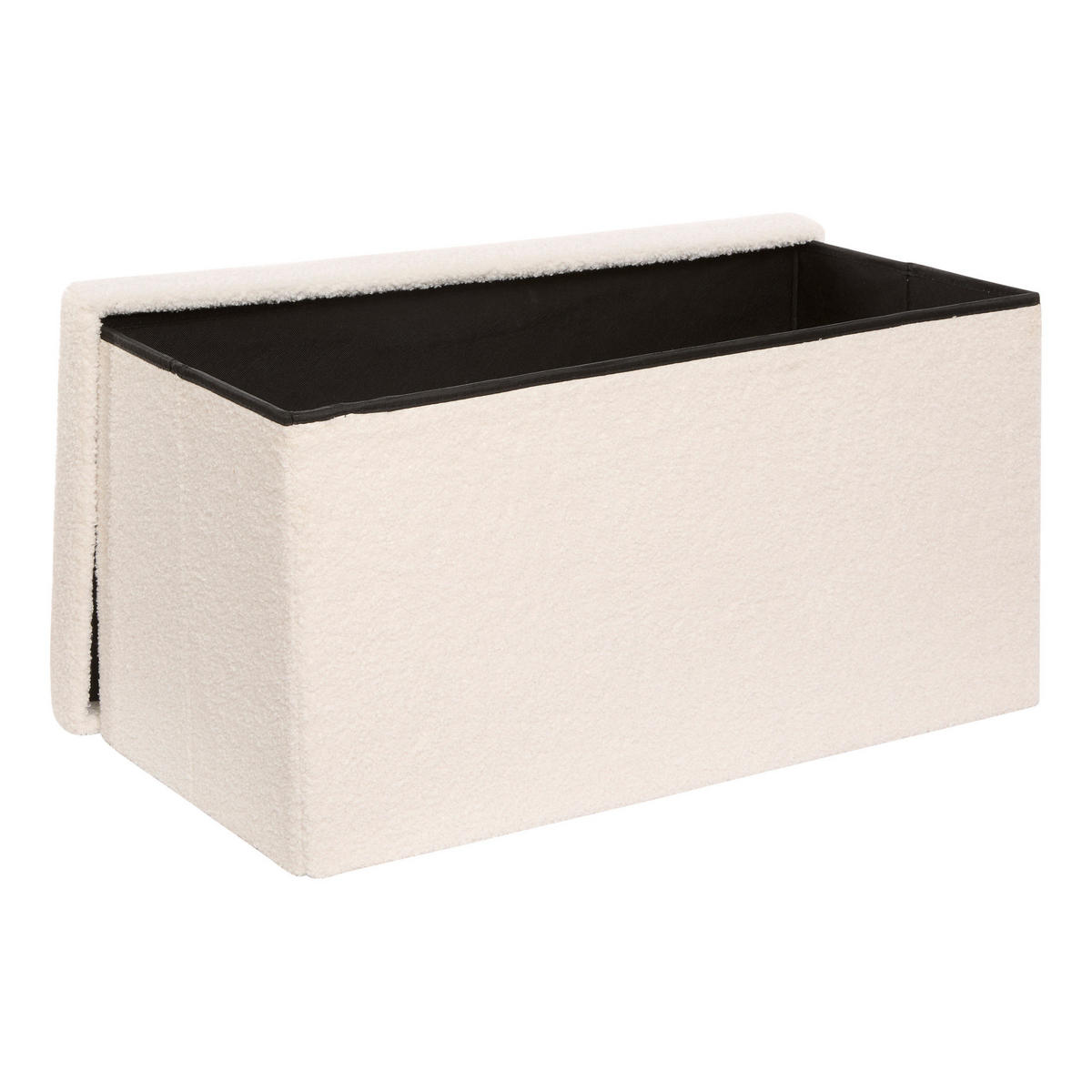 POUF 76/38/38 cm - Weiß, Holzwerkstoff (38/38/76cm) - Atmosphera Createur d´interieur