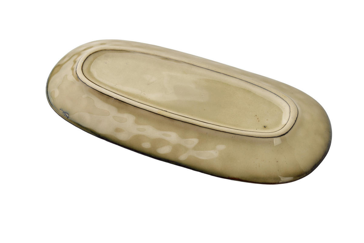 PODNOS, keramika, 26x13 cm - přírodní, keramika (13/2/26cm) - Mondex