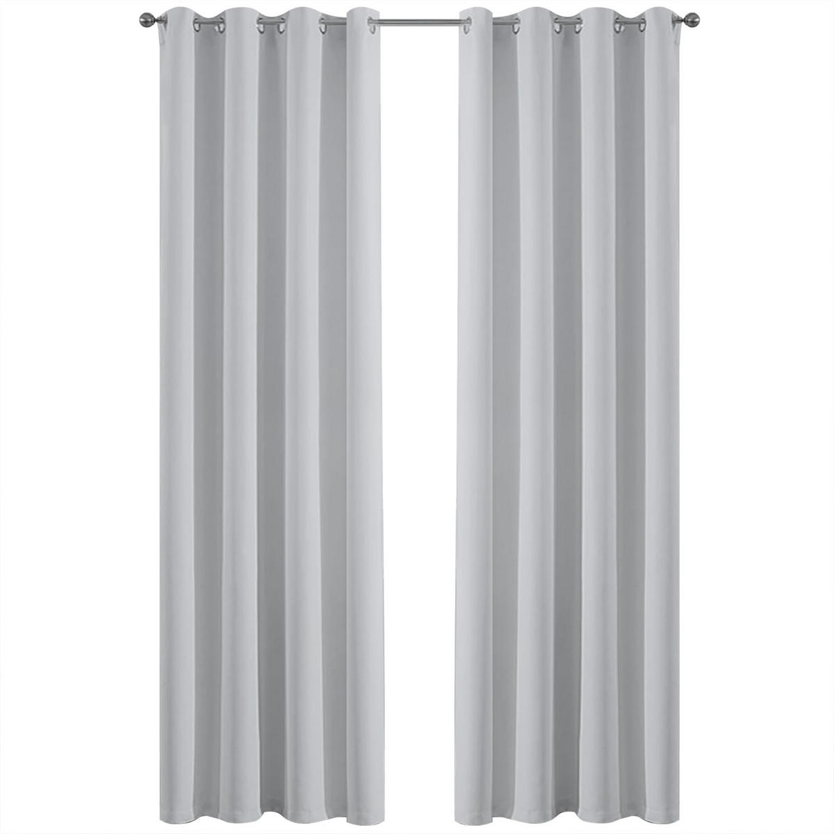 FERTIGVORHANG 2er Set 140 x 260 cm Samt - Weiß, Textil (140/260cm) - Kaket