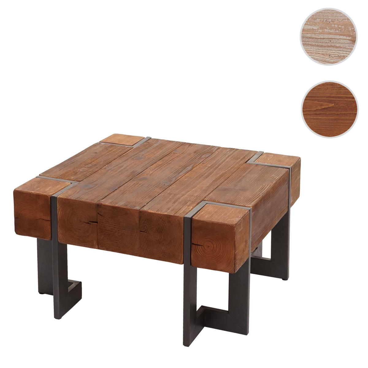 COUCHTISCH quadrat Dunkelbraun - Dunkelbraun, Holz (70/70/40cm) - MCW