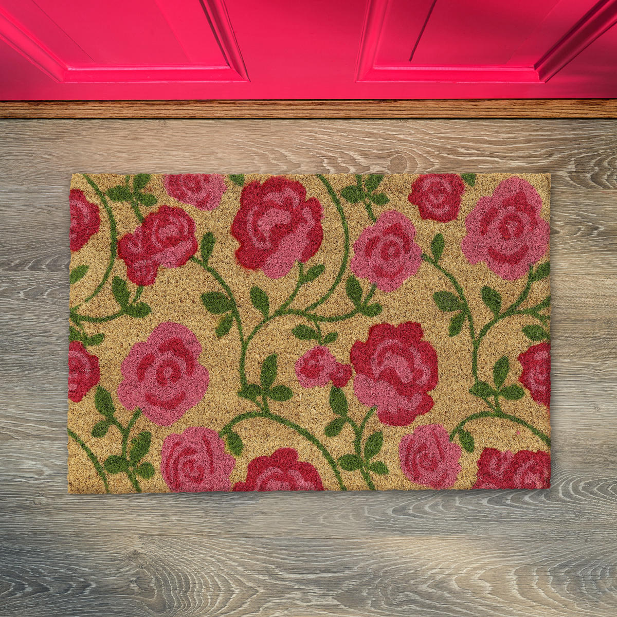 FUSSMATTE - Multicolor, Kunststoff/Textil (60/40cm) - Relaxdays