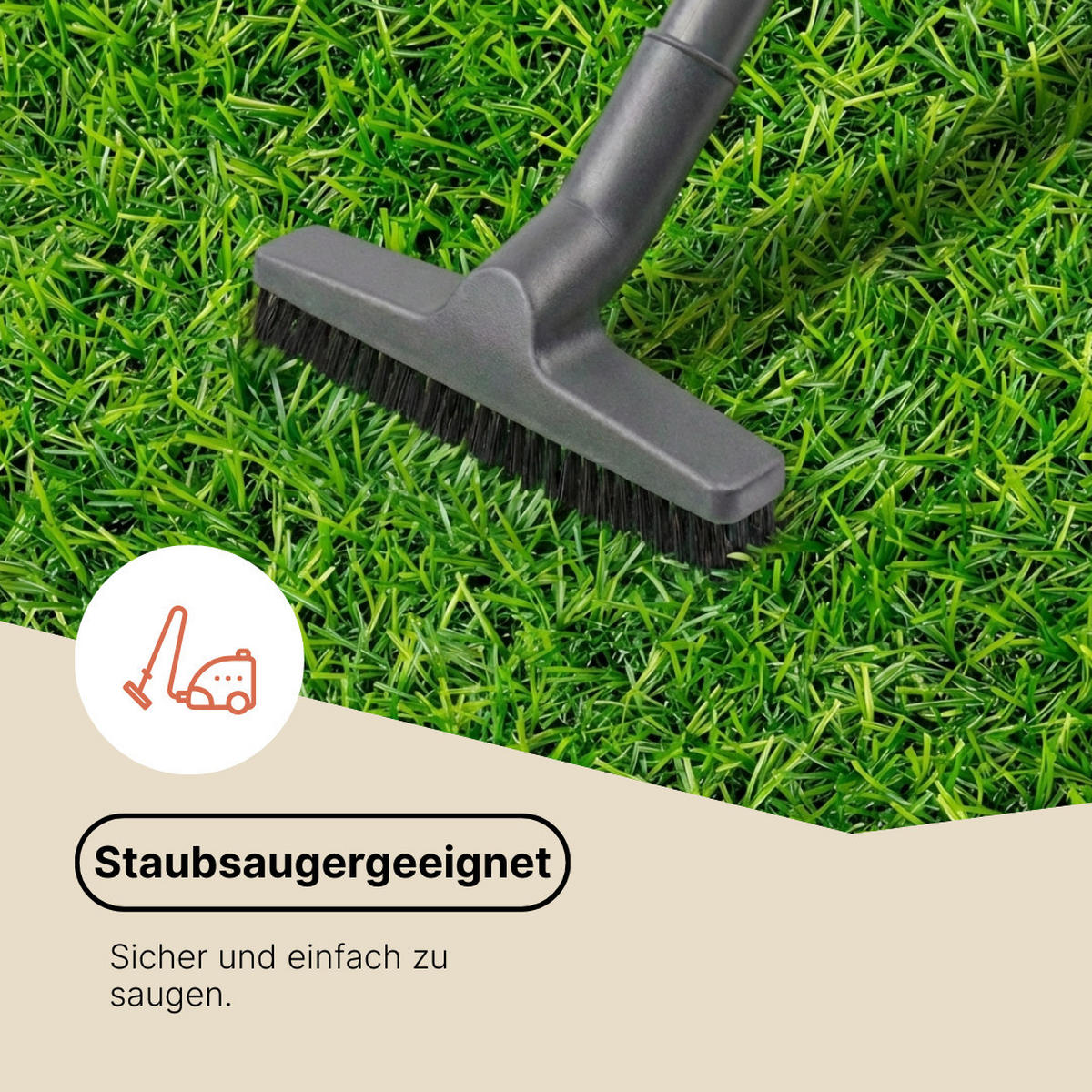 KUNSTRASEN Natural 20 mm – UV-beständig & wetterfest, ideal für Balkon, Terrasse & Garten 200/300 cm - Grün, Textil (200/300cm) - Tapiso