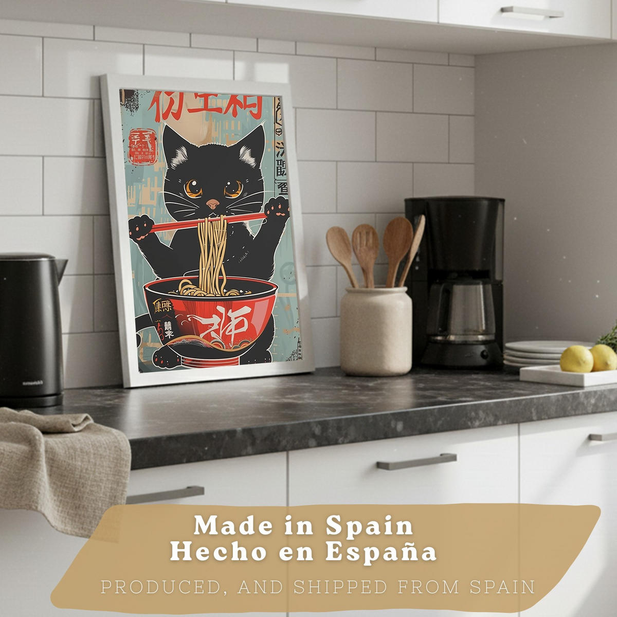 PLAKAT Sada 4 Sada ramen po čtyřech A4 Bílý rám - bílá, papír (29.7/1/21cm) - Nacnic