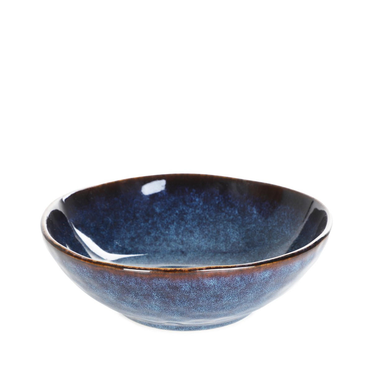 SCHALE Casper dunkelblau 17/6 cm 6er-Set - Dunkelblau, Keramik - Homla