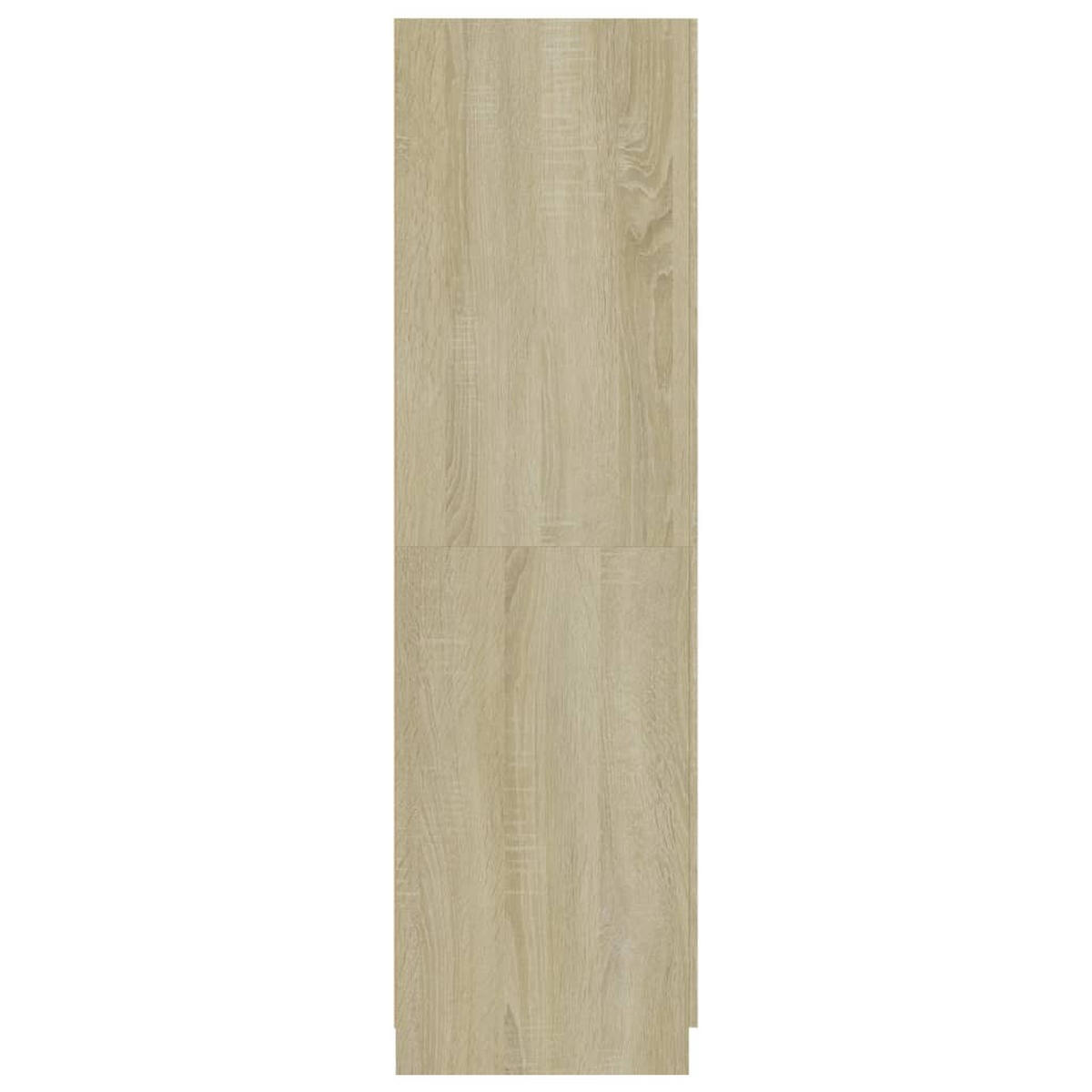 KLEIDERSCHRANK 2-Türig mit 2 Schubladen 80/52/180 cm aus Holzwerkstoff Sonoma-Eiche Dekor - Sonoma Eiche, Holz (80/180/52cm) - vidaXL