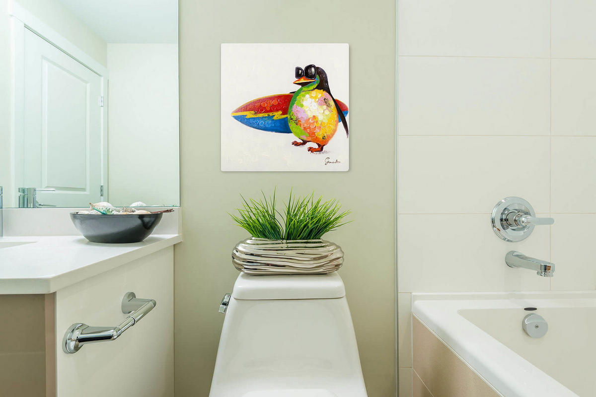 ÖLGEMÄLDE 50/50 cm - Multicolor, Holz/Textil (1/50cm) - KUNSTLOFT