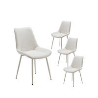 ESSZIMMERSTUHL Niro Beige 50 cm x 86 cm 4er-Set - Beige, Textil (50/86/58cm) - Klast Home