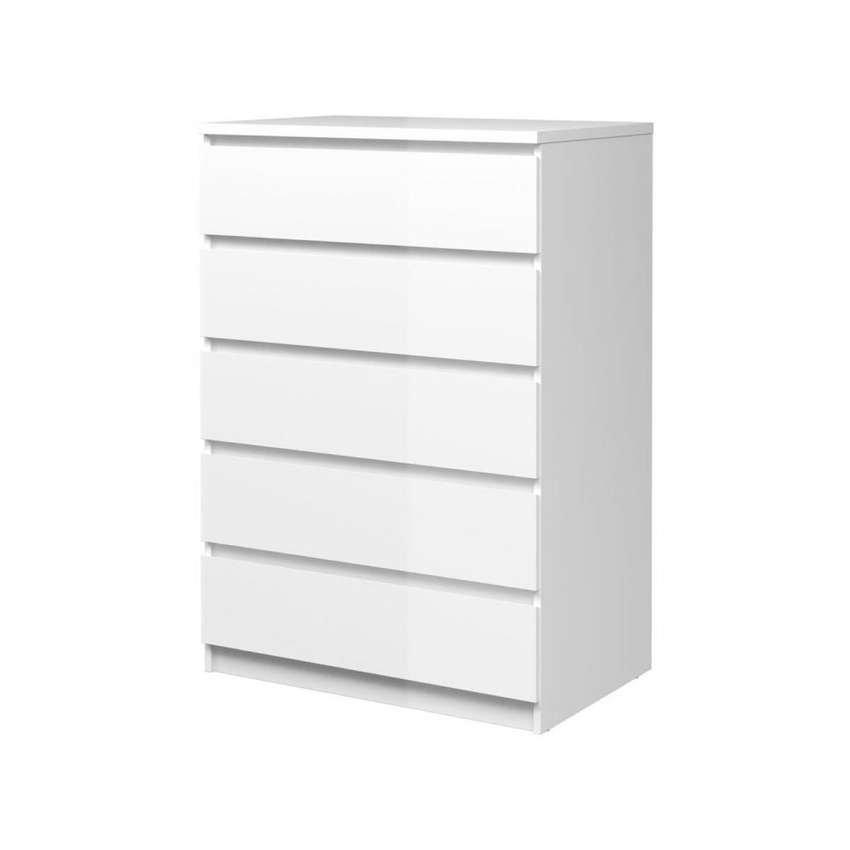 KOMMODE Weiß - Weiß, Holzwerkstoff (77/111/50cm) - ebuy24