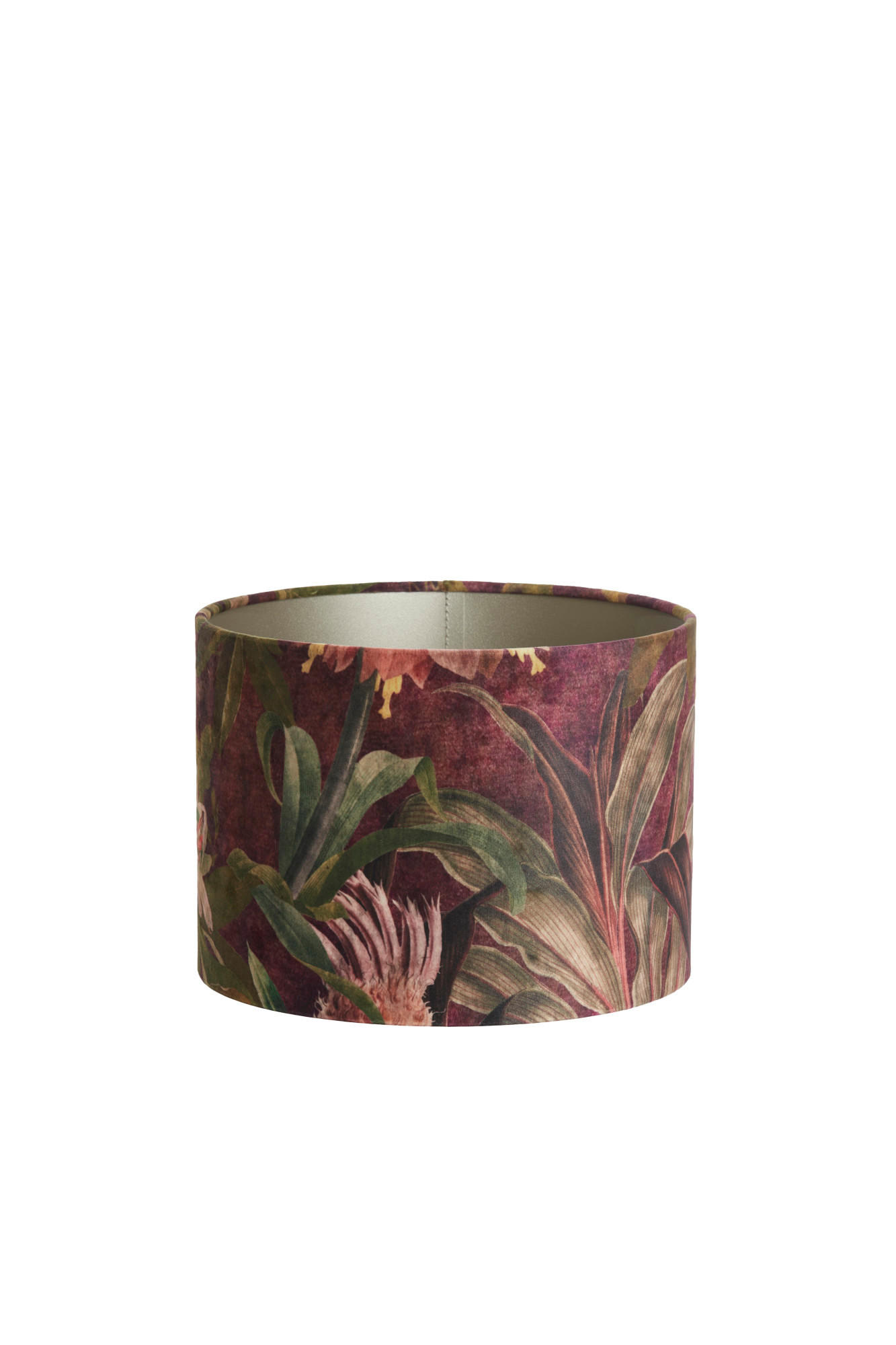 LAMPENSCHIRM Passion Violett Ø25/18 cm - Lila, Textil (25/25/18cm) - Light & Living