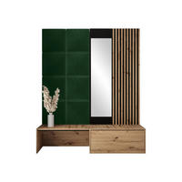 GARDEROBE Premium - Braun/Grün, Holzwerkstoff (172/205/42cm) - MIRJAN24