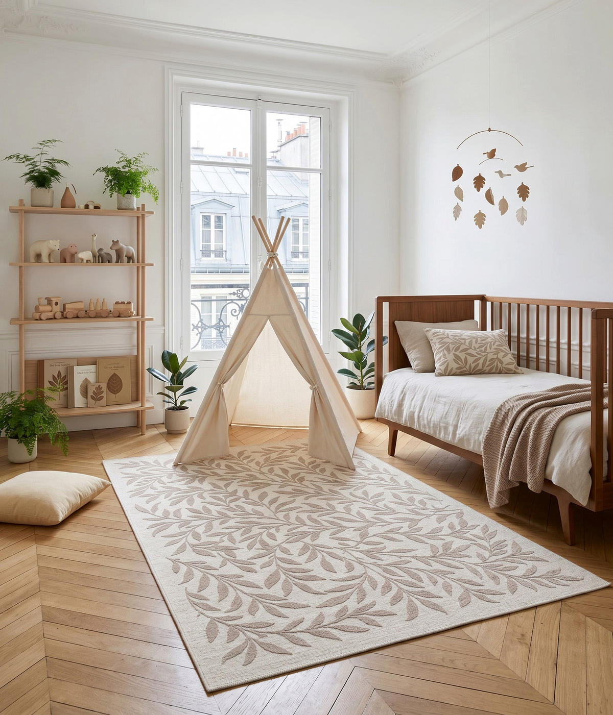TEPPICH aus recycelten Fasern im Designstil beige - Beige, Textil (120/170cm) - AFK Living