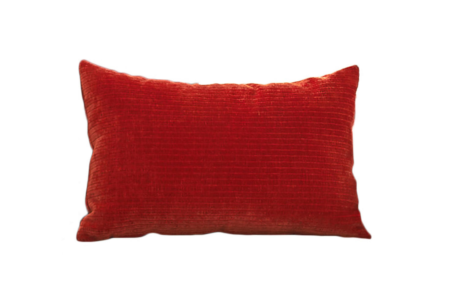 SPITZKISSEN RECHTECKIG SEPHI Cord - Rot, Textil (60/60cm) - KAWOLA