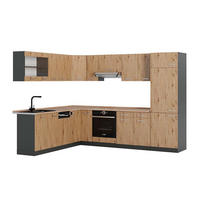 ECKKÜCHE R-Line Artisan Eiche/Anthrazit 227 x 287 cm, AP Eiche - Anthrazit/Eiche Artisan, Holzwerkstoff (287/81.6/60cm) - Vicco