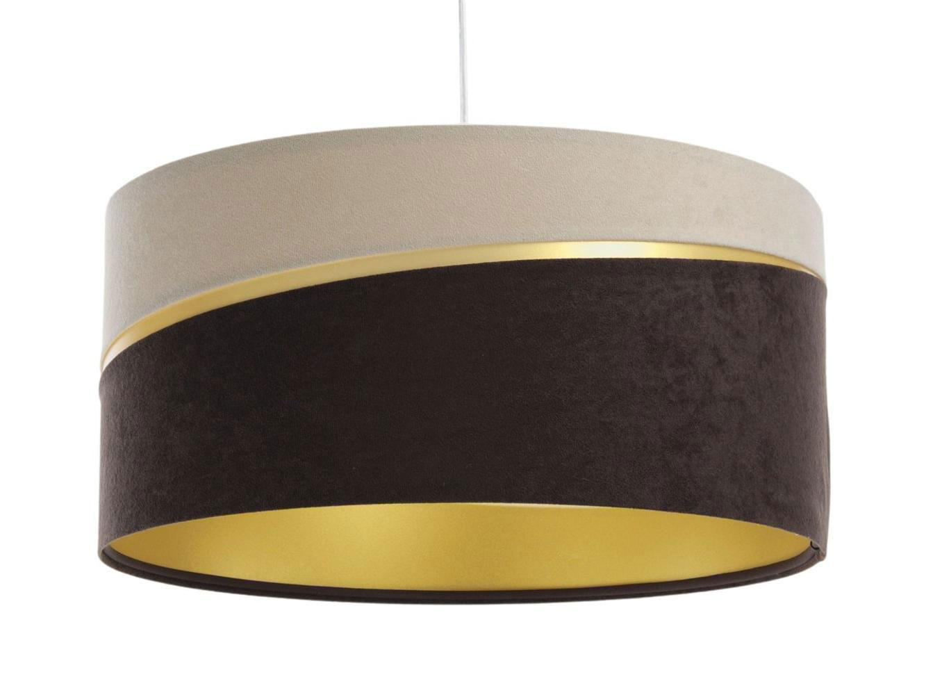 HÄNGELEUCHTE Beige 50/25 cm - Beige/Braun, Kunststoff (50/0.4/25cm) - ONZENO