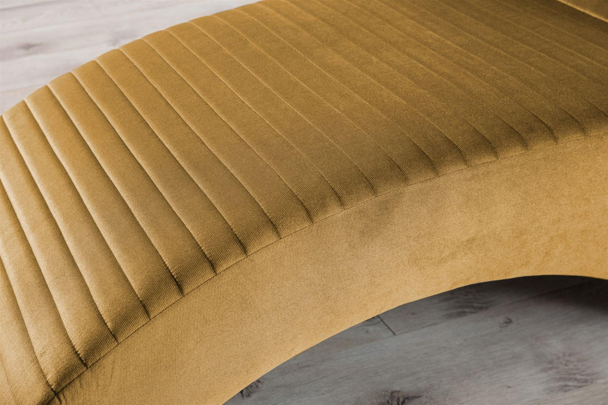 RELAXLIEGE Abramo In Kronos - Currygelb, Holzwerkstoff/Textil (73/80/170cm) - Fun Möbel