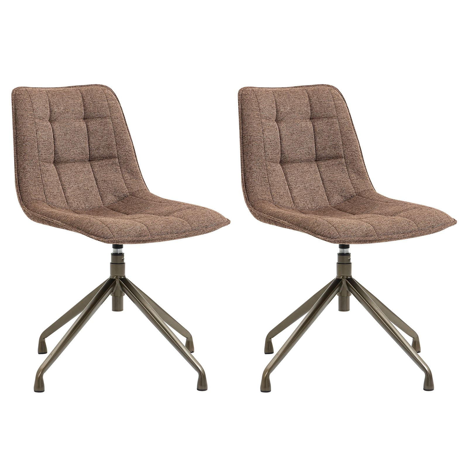 ESSZIMMERSTUHL RIO 2ER-SET - Hellbraun, Textil (47/81/41cm) - CARO-Möbel