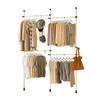 TELESKOP GARDEROBEN SYSTEM - Weiß, Kunststoff (226/285/3cm) - SoBuy