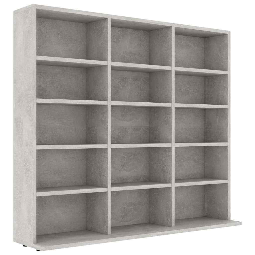 vidaXL Cd-Regal Grau 102x89.5x23 cm