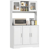 KÜCHENSCHRANK Weiß, 108/35/180 cm - Weiß, Holzwerkstoff (108/180/35cm) - PANGIVO