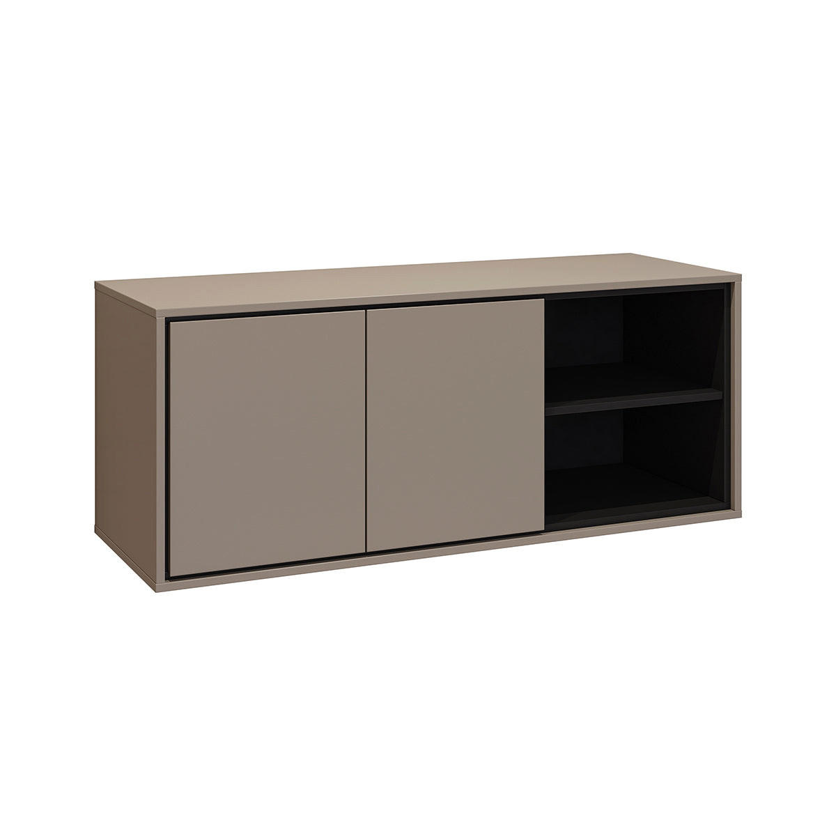 WASCHTISCHUNTERSCHRANK 120cm Sophéa Taupe - Taupe, Holzwerkstoff (120/50.8/48cm) - Petits-meubles