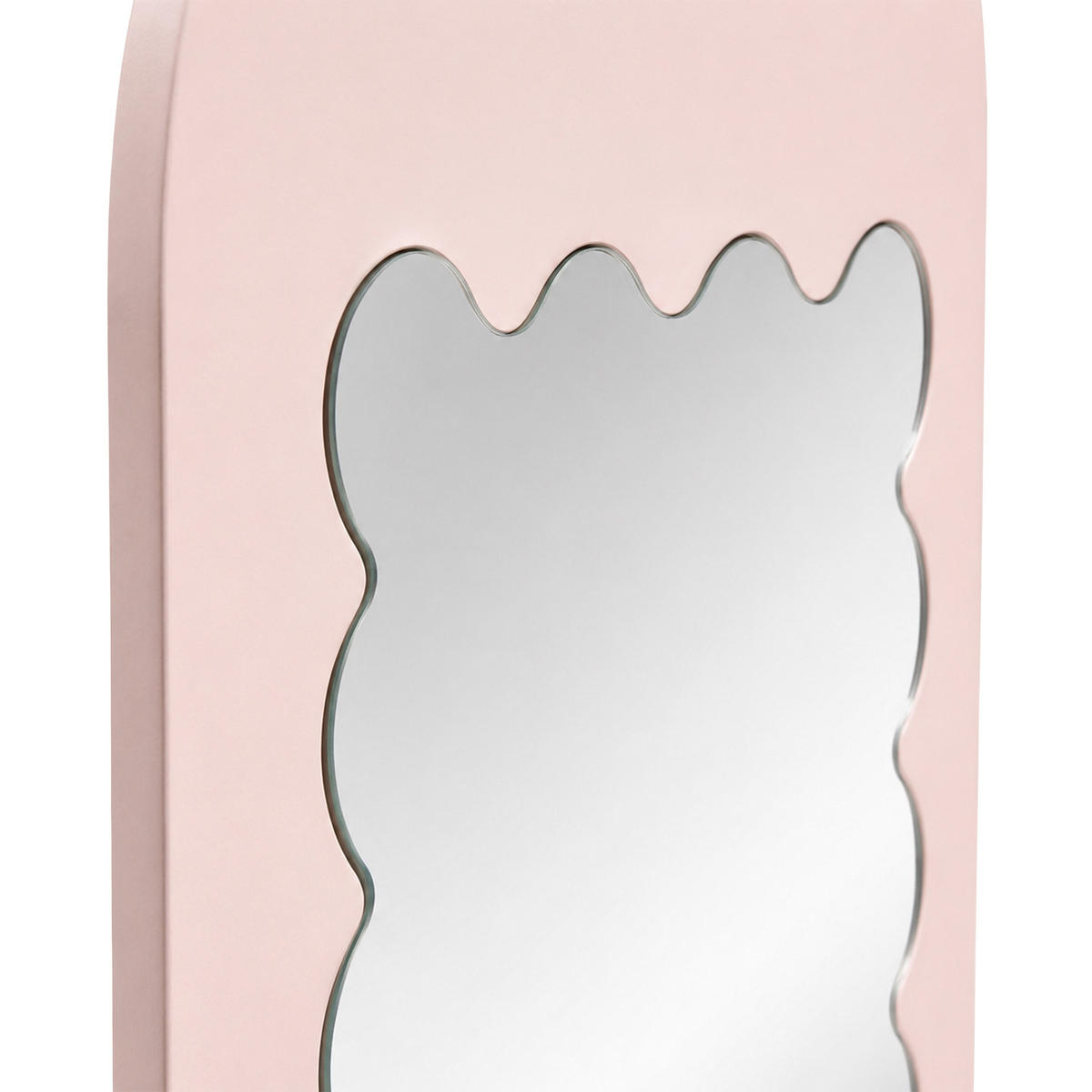KLEIDERSTÄNDER Rosa Kinder mit Spiegel - Pink, Holzwerkstoff/Kunststoff (94/100/38cm) - Relaxdays