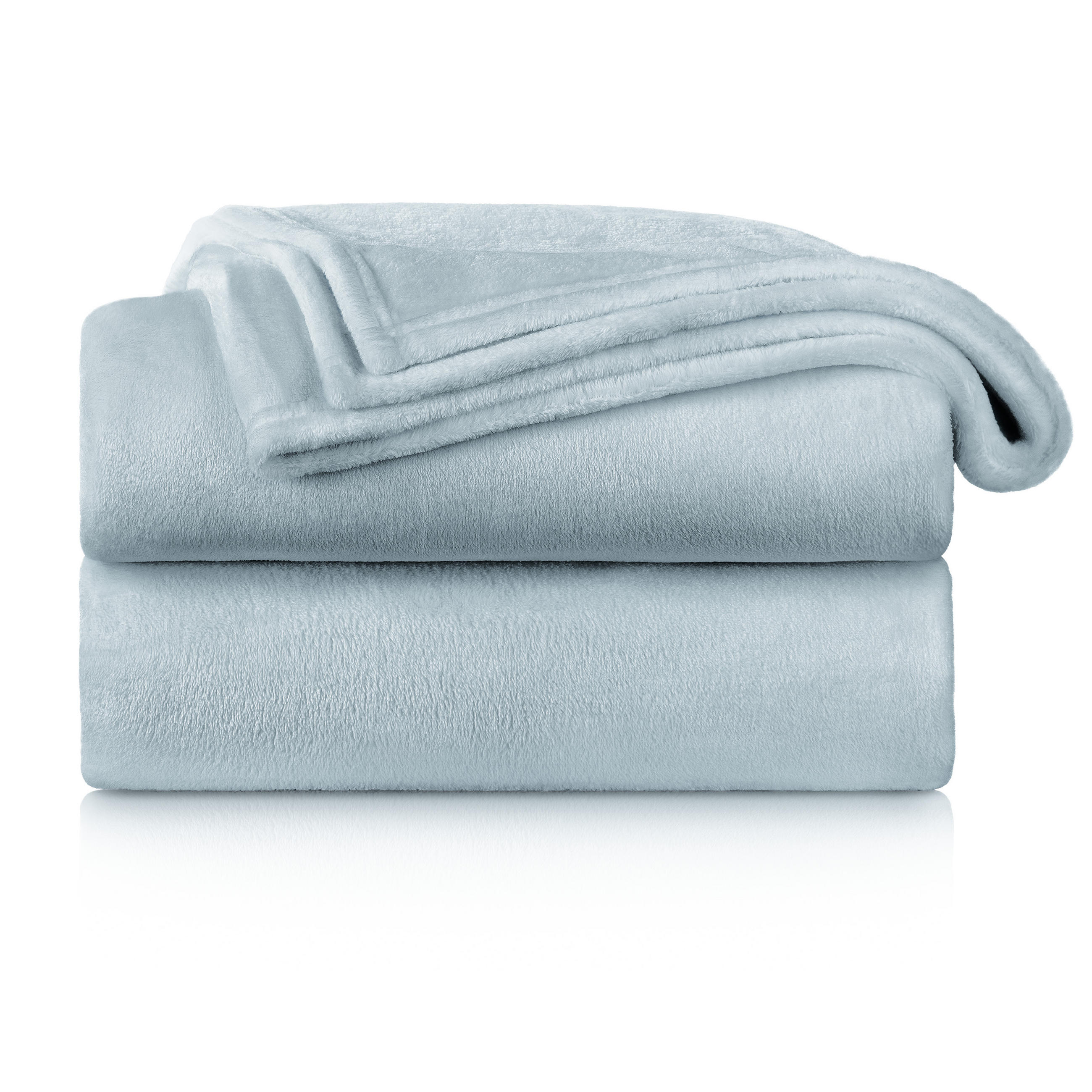 KUSCHELDECKE Anton 150/200 cm, Hellblau - Hellblau, Textil (150/200cm) - Blumtal