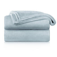 KUSCHELDECKE Anton 150/200 cm, Hellblau - Hellblau, Textil (150/200cm) - Blumtal
