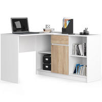 ECKSCHREIBTISCH-SET 120cm mit Kommode - Akaziefarben, Holzwerkstoff (126/120/79cm) - RAUMHIRSCH FURNITURE