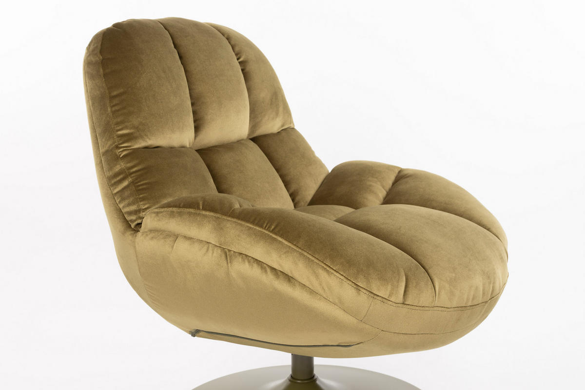 SESSEL Beefy - Grün - 84.5/76.5/84.5 cm - Grün, Textil (76.5/84.5/84.5cm)
