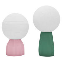 TISCHLAMPE ABS Weiß - Weiß, Kunststoff (15/15/27.5cm) - HOMCOM