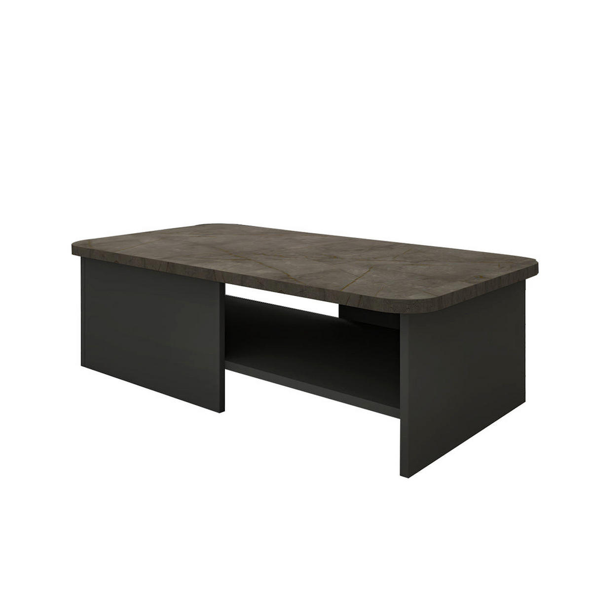 COUCHTISCH Majör Anthrazit 9895 - Anthrazit/Beige, Holzwerkstoff (60/90/31.8cm) - moebel17