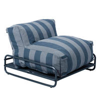 LOUNGESESSEL, pazifikblau - Blau, Textil (97/77/97cm) - Oviala