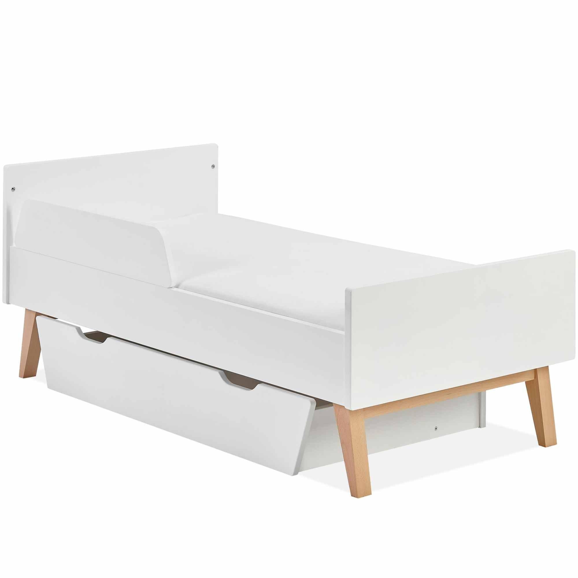 BETT-UMBAUSEITEN Dambi - Weiß, Holzwerkstoff (73/15/2cm) - KONSIMO®