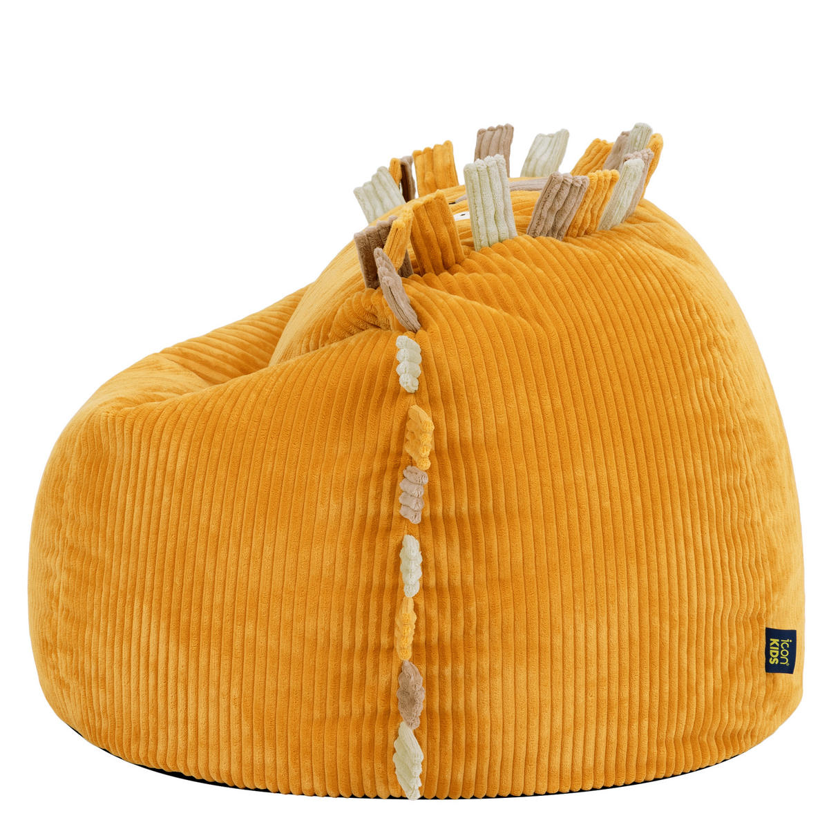 KINDERSITZSACK Cord Löwe - Gelb, Textil (74/53/74cm) - icon