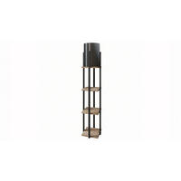 STEHLAMPE XELIA Schwarz Holz - Schwarz, Holz (21/21/135cm) - KAWOLA