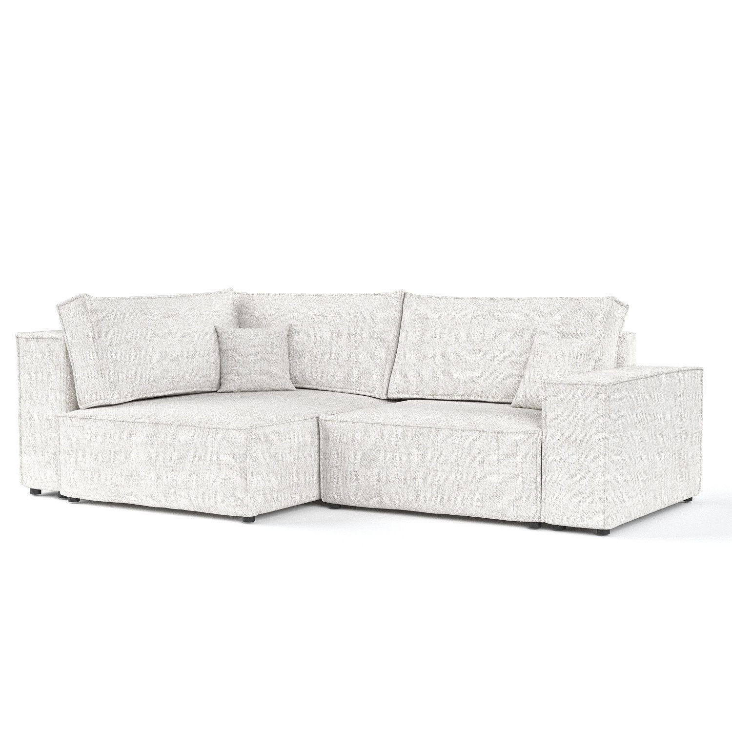 AltaBeds ROHOVÁ SEDAČKA AVION, textil, Krémová