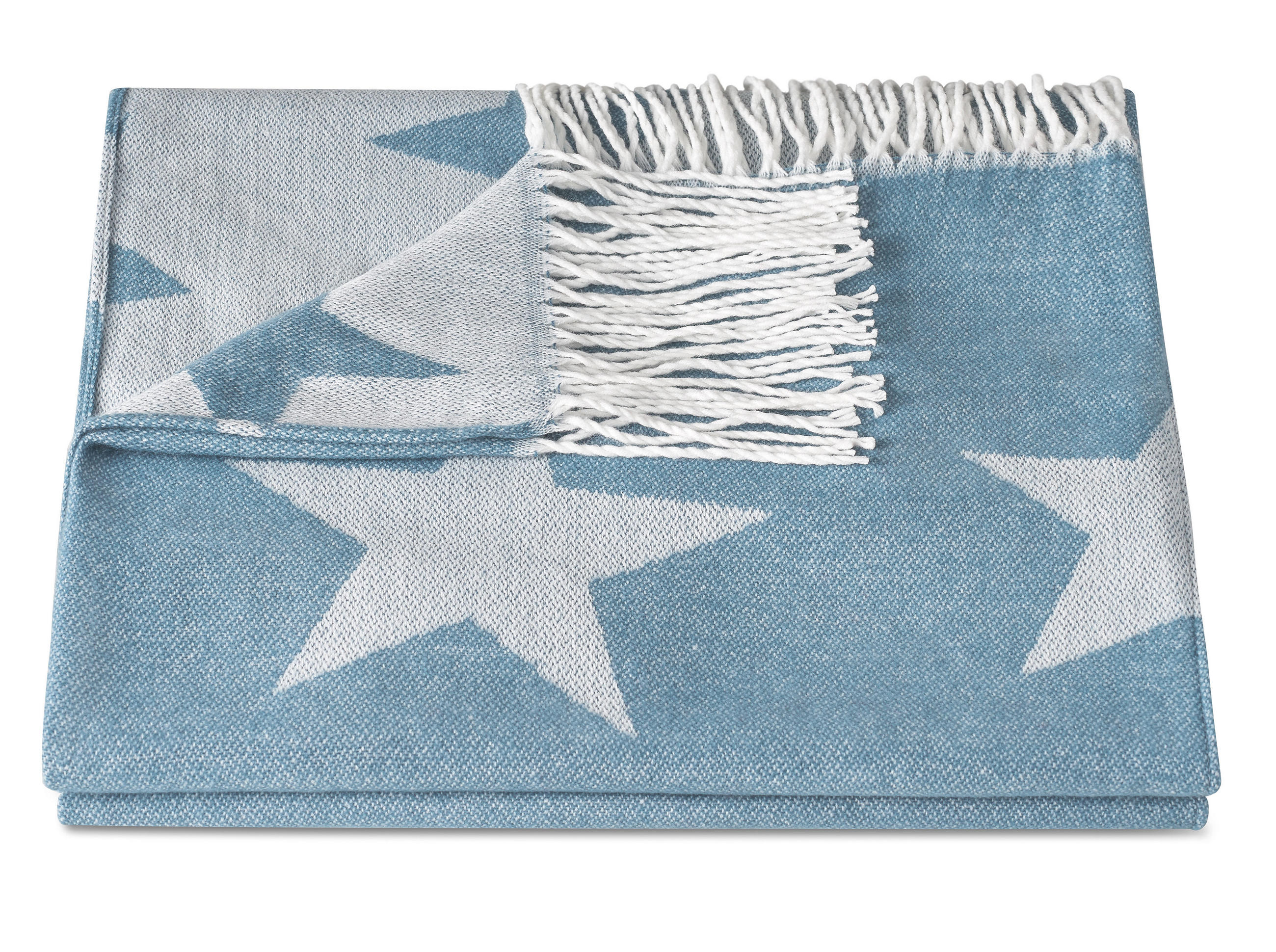 KUSCHELDECKE, 130x170 cm, 100% Polyacryl, Blau - Hellblau, Textil (130/170cm) - Zollner