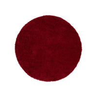 TEPPICH ESSENCE ROUND Rot 240/240 cm - Rot, Textil (240/240cm) - Tapiso
