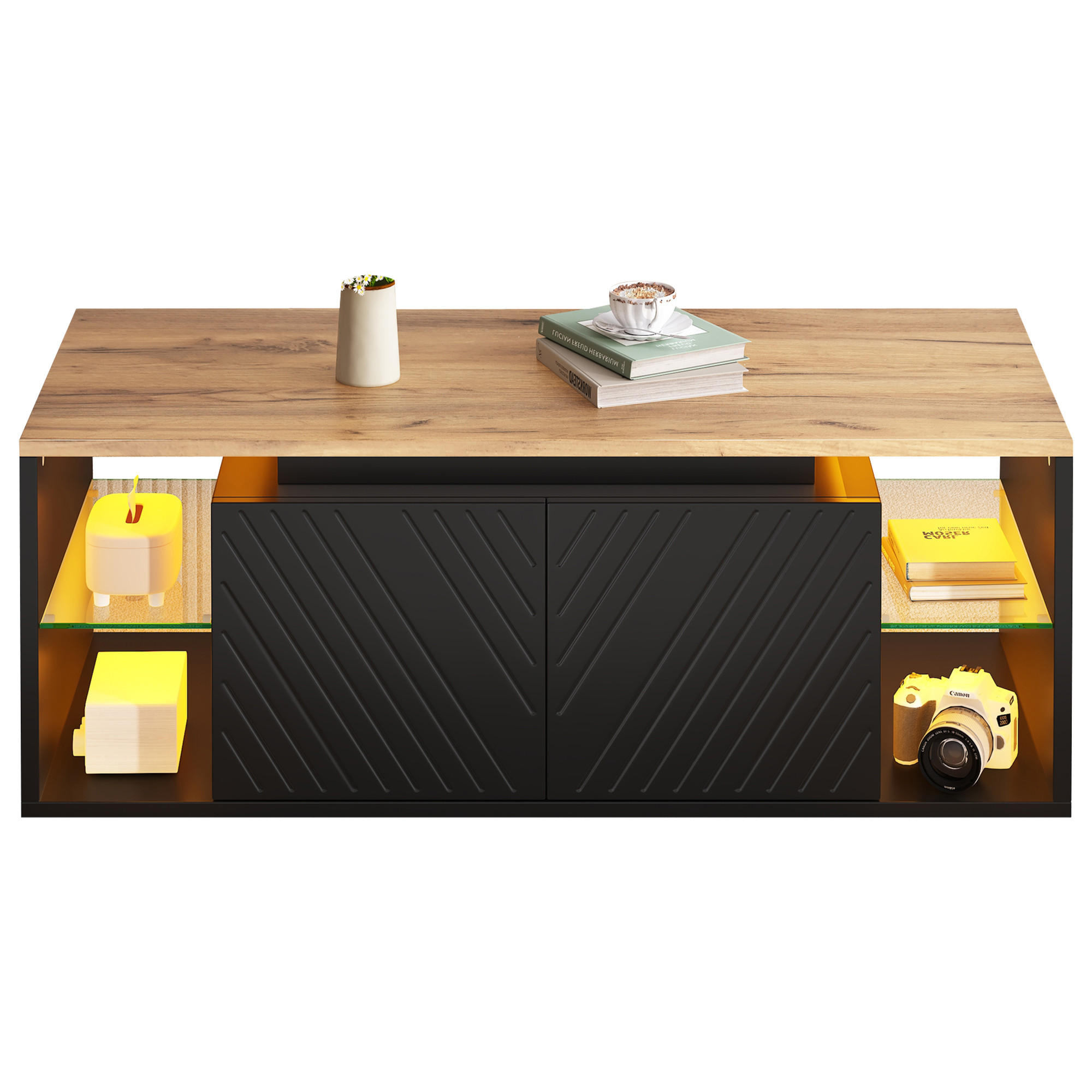 XXXLutz Couchtisch Schwarz 50x41x100 cm
