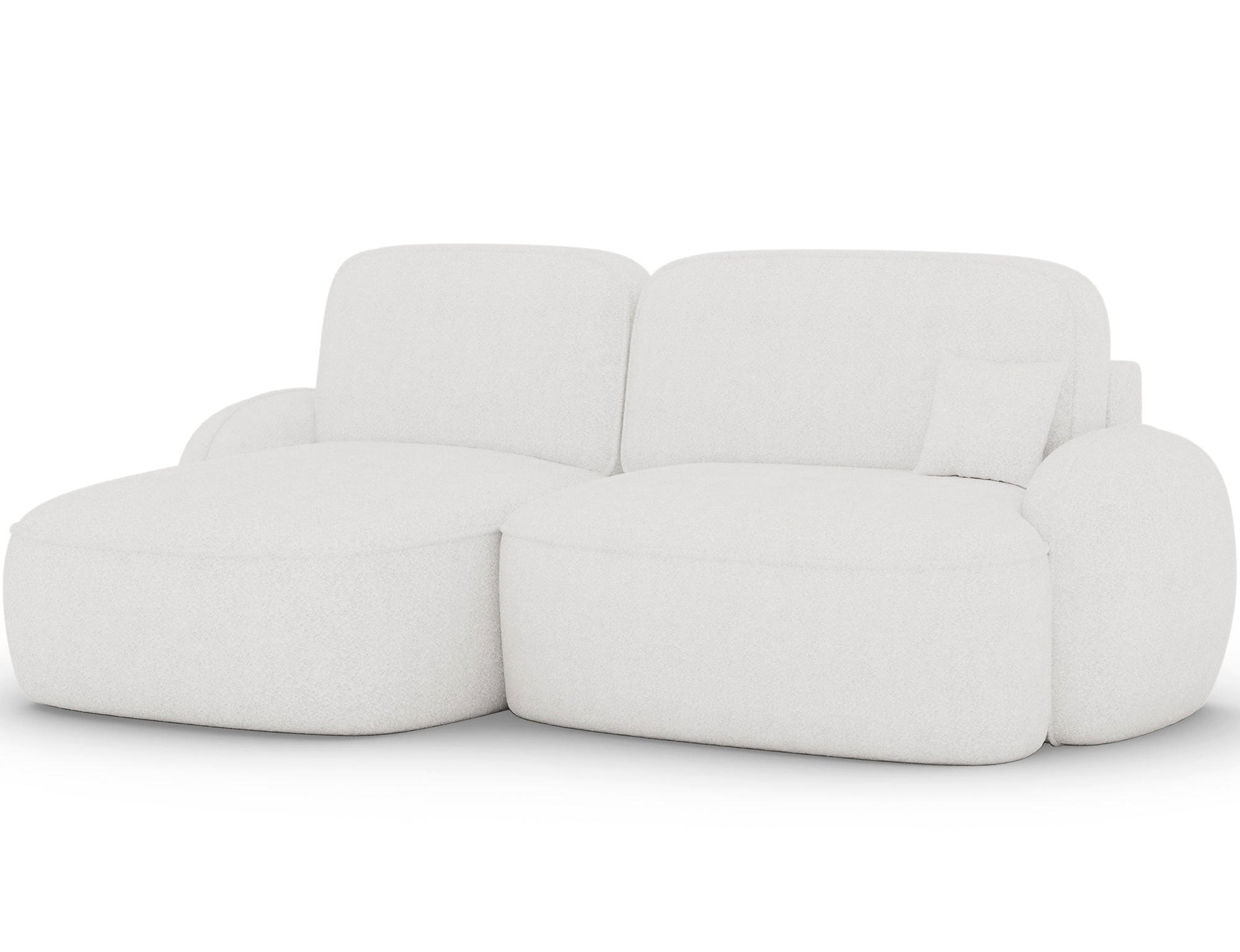 Wohnideebilder Ecksofa Weiß 247x150 cm