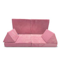 SPIELSOFA pink – XXL-Sofa für Kinder - Pink, Textil (1680/560/840cm) - Bruni