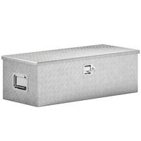 WERKZEUGKASTEN, 43-Liter-Alu-Kasten mit Schloss, 76,2 x 33 x 24,4 cm, Silber - Multicolor, Kunststoff (33/24.4/76.2cm) - FORIOUS