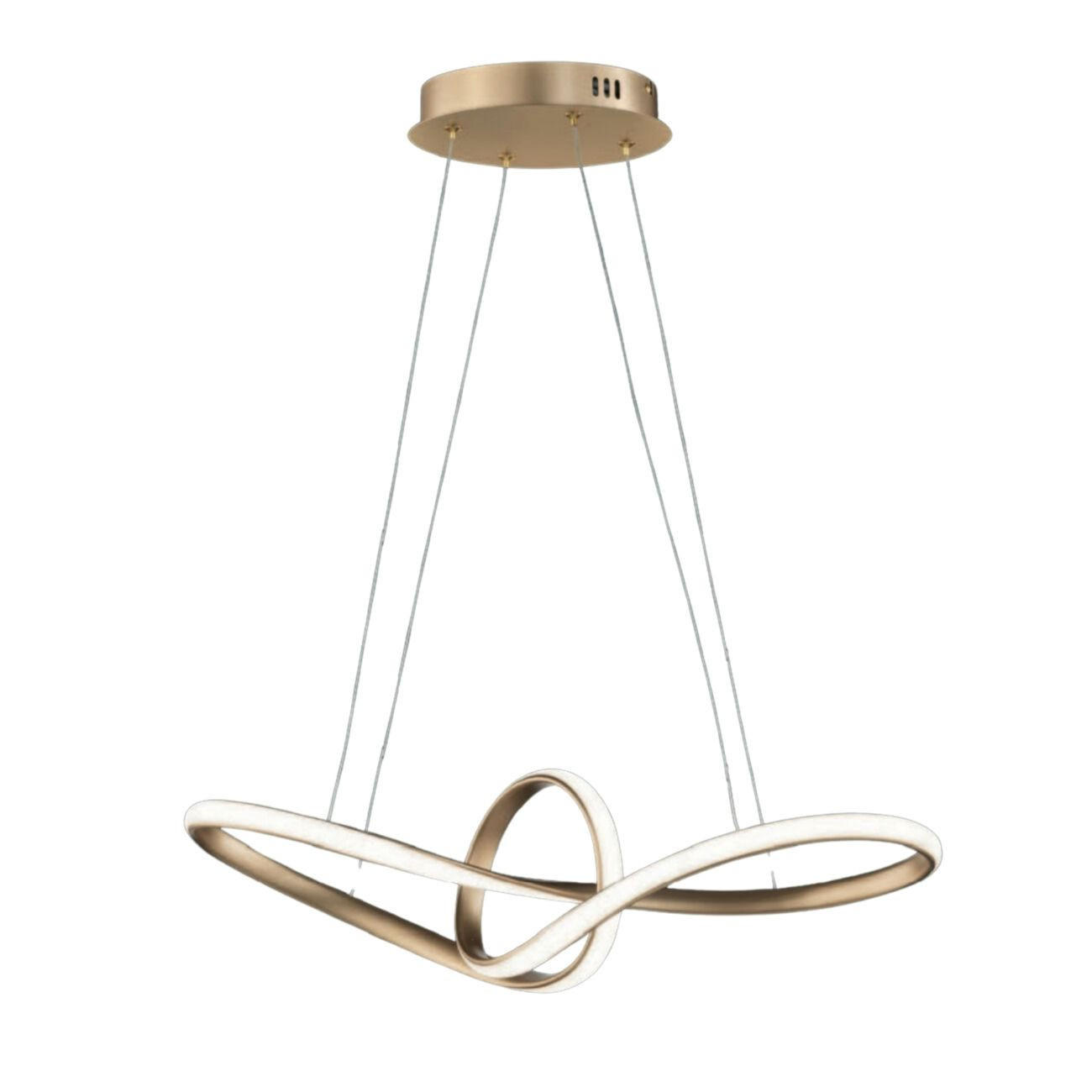 HÄNGELEUCHTE Marsala, Gold / Messing, 16cm - Goldfarben, Metall (16/23/16cm) - KOSILUM