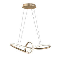 HÄNGELEUCHTE Marsala, Gold / Messing, 16cm - Goldfarben, Metall (16/23/16cm) - KOSILUM