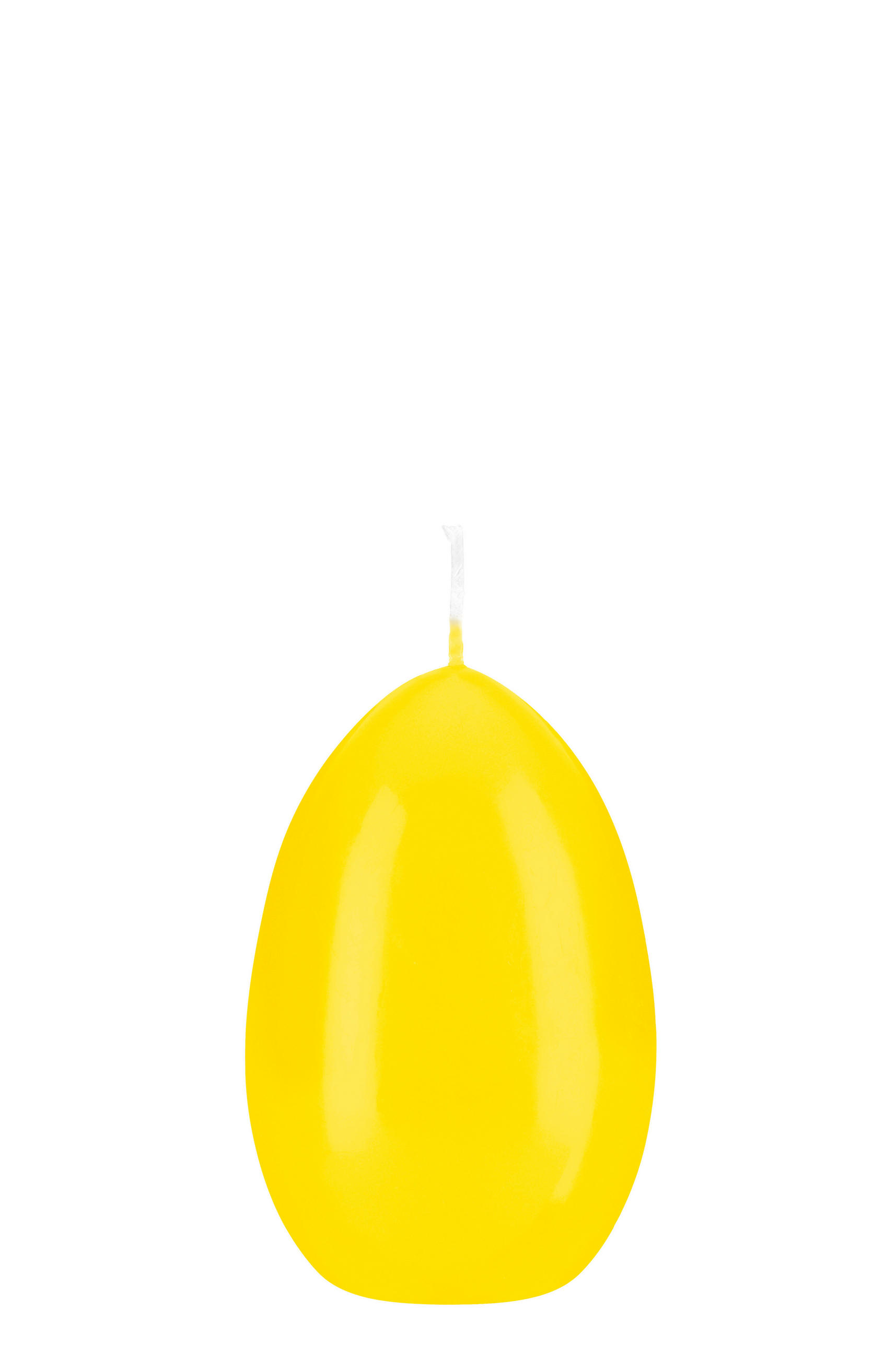 EIKERZEN Klarlack Zitrone Gelb 90 x Ø 60 mm, 6 Stück - Gelb, Paraffin (6/9/9cm) - Kopschitz Kerzen