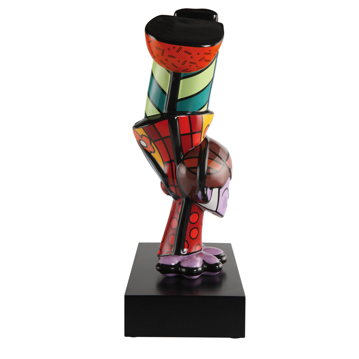 DEKOFIGUR Romero Britto Dancing Boy, Porzellan, Bunt, Limited Edition - Multicolor, Keramik (17.5/47.5/35.5cm) - Goebel